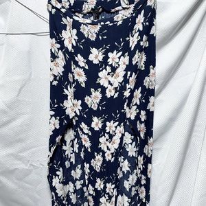 Maxi floral skirt